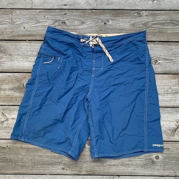 2016 Patagonia Solid Wavefarer Board Shorts Size 34 - Picture 1 of 7
